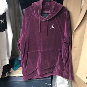 Air Jordan Velour Pull Over Hoodie